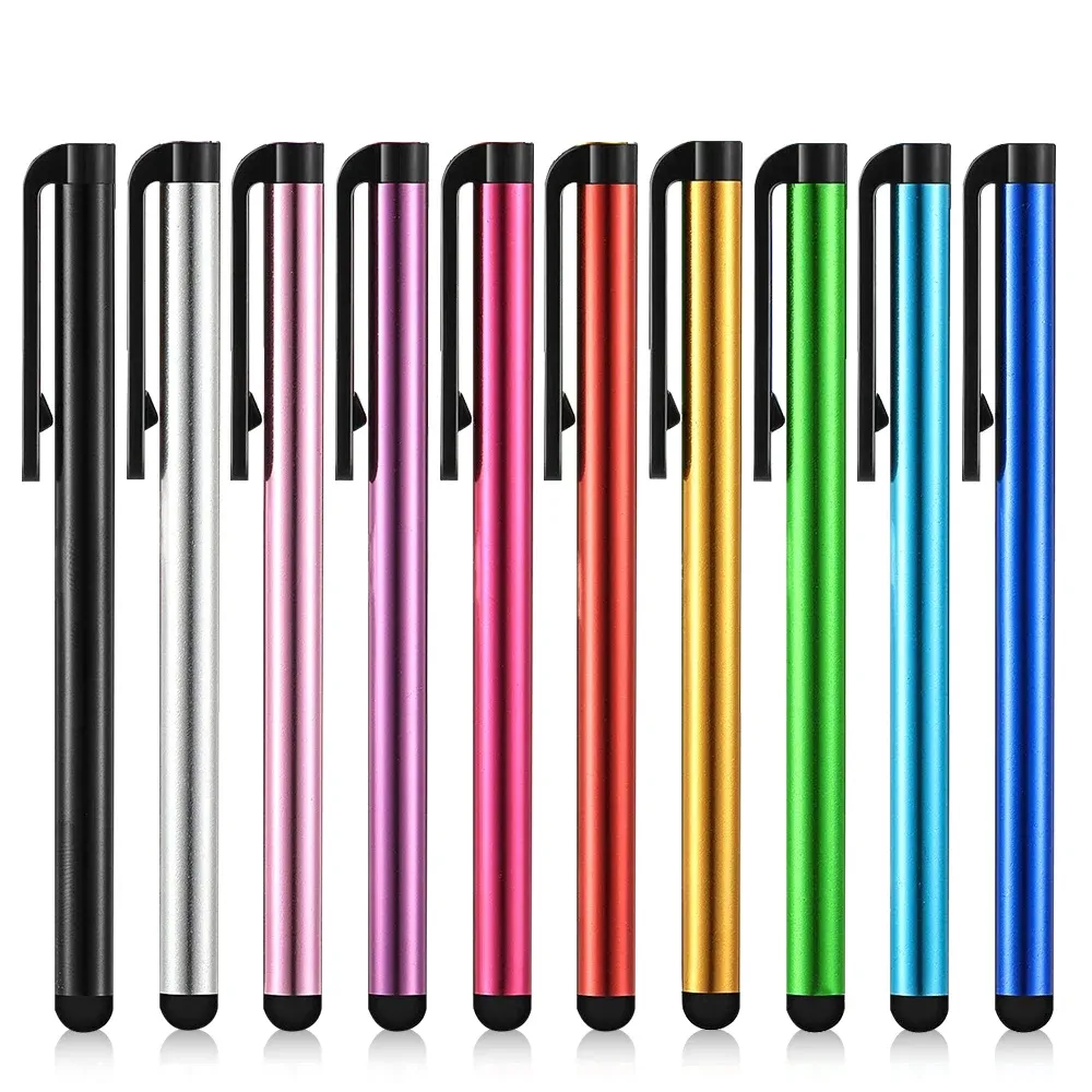 Penna stilo universale Penna touch portatile sensibile allo schermo capacitivo Matita da disegno per iPhone Samsung Xiaomi Tablet PC