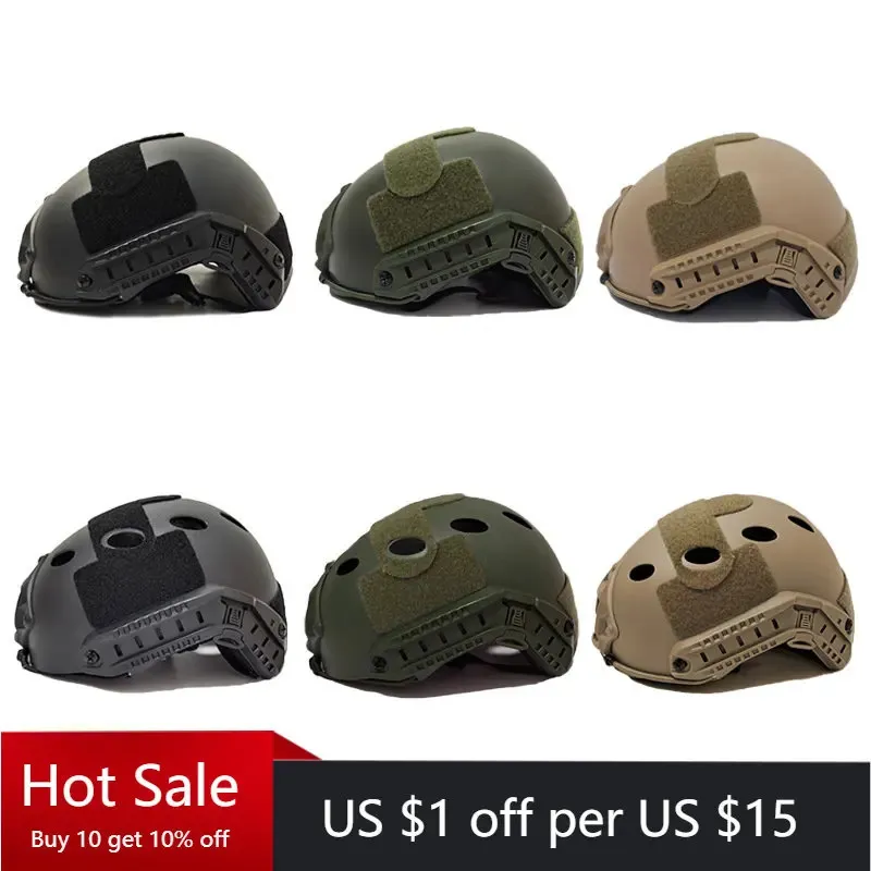 Skidhjälmar högkvalitativa sportskyddande paintball wargame Tactical Helmet Army Fast Cycling 231113