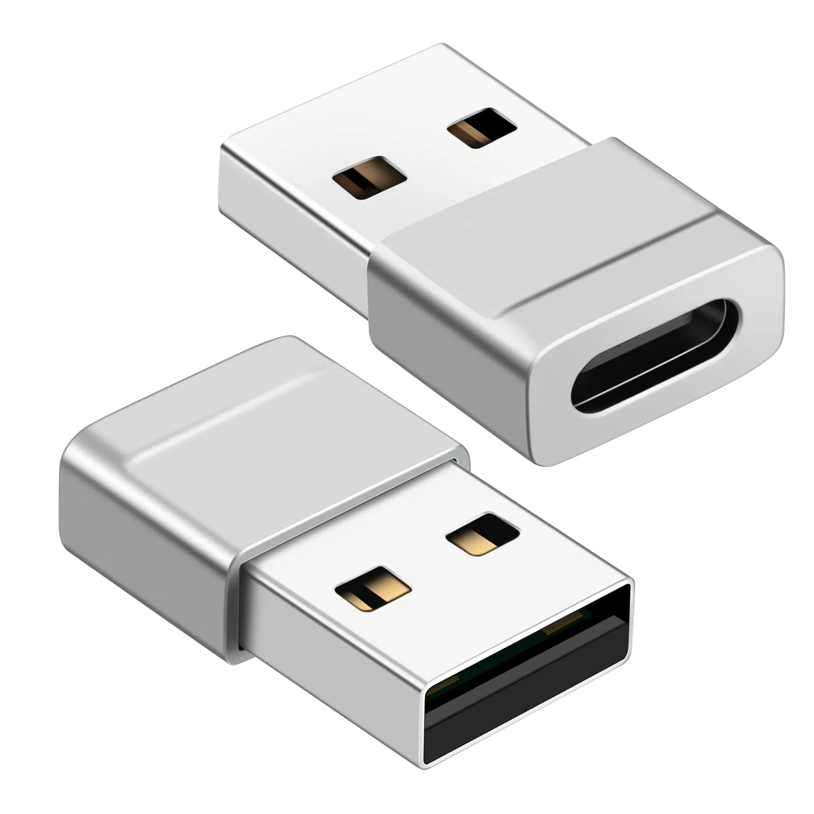 Nuovo trend di alta qualità in lega di zinco facile da usare progettato da tipo C femmina a USB 2.0 maschio convertitore adattatore di ricarica sincronizzazione dati OTG