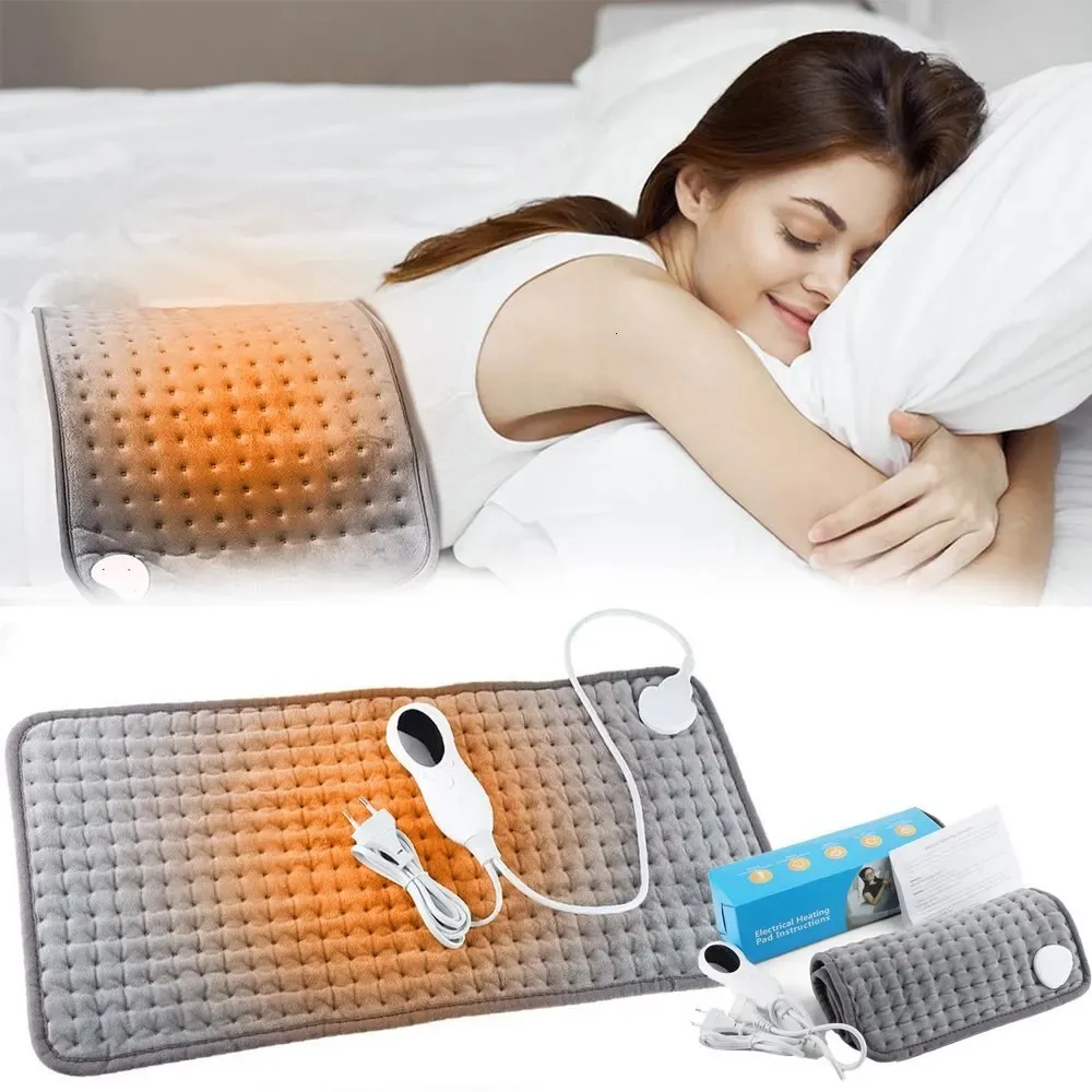 Electric Blanket Electric Heating Blanket Heated Mat Electro Sheet Pad for Bed Sofa Warm Winter Thermal Blankets Warmer Portable Various Size 231114