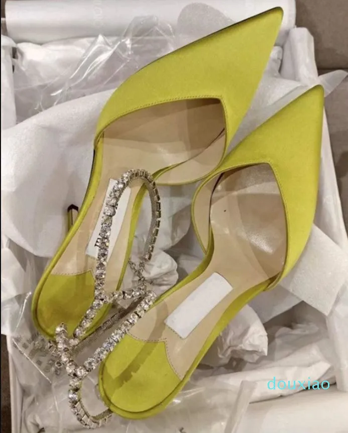أحذية صيفية امرأة صندل سعيد 100 ملم الكعب أبيض وصنادل وصنادل الأزهار حفل زفاف حذاء مضخ