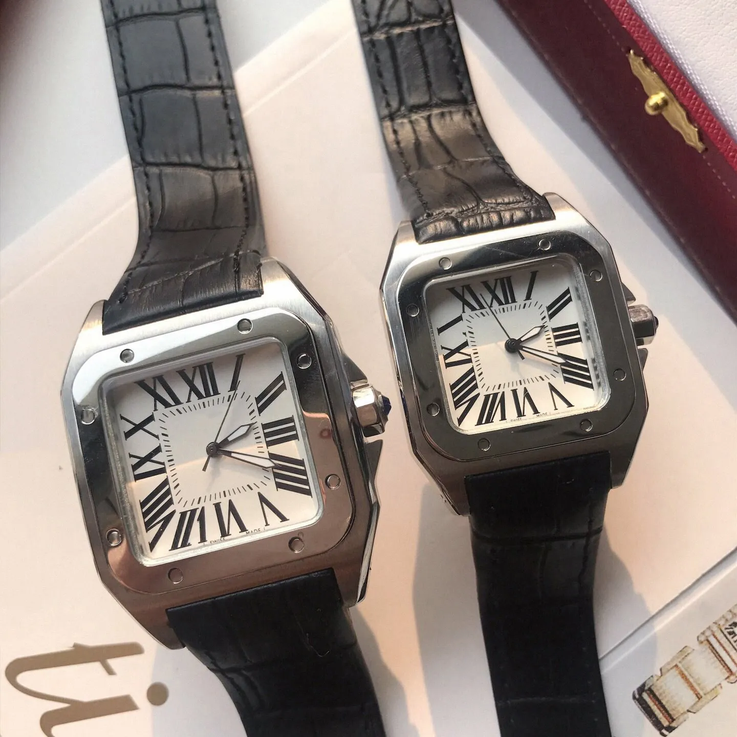 Cartier santos shop dhgate