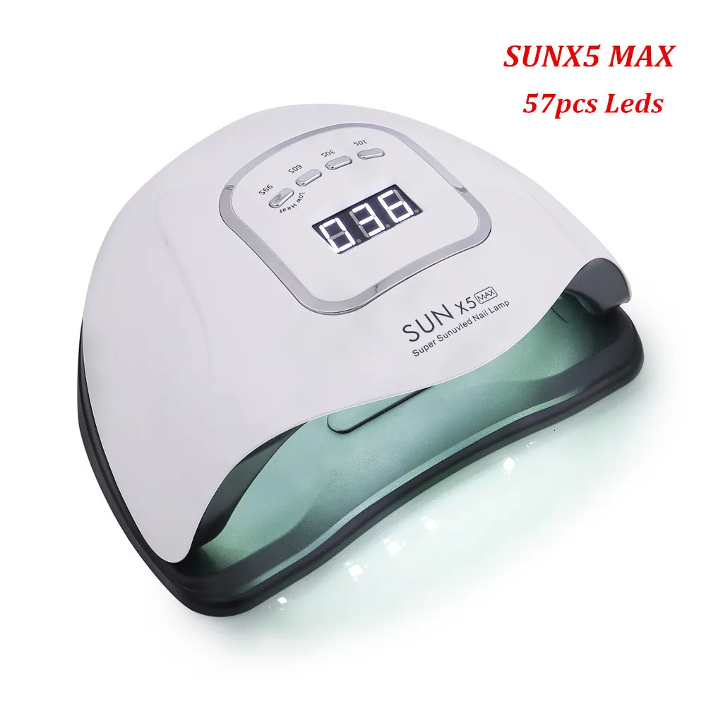 Nageltorkar Sunx5 Max 114W Professional 365405NM UV LED -lampa för naglar Dryare Polish Machine Fit Curing All Nail Gel Polish Nail Art Tool 230414