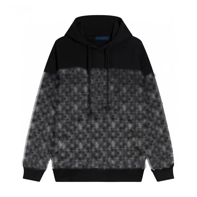 2024 Men designer Hoodie Sweatshirt Gradient Letter jacquard Hooded long sleeve women blue Black white orange Black XS-L