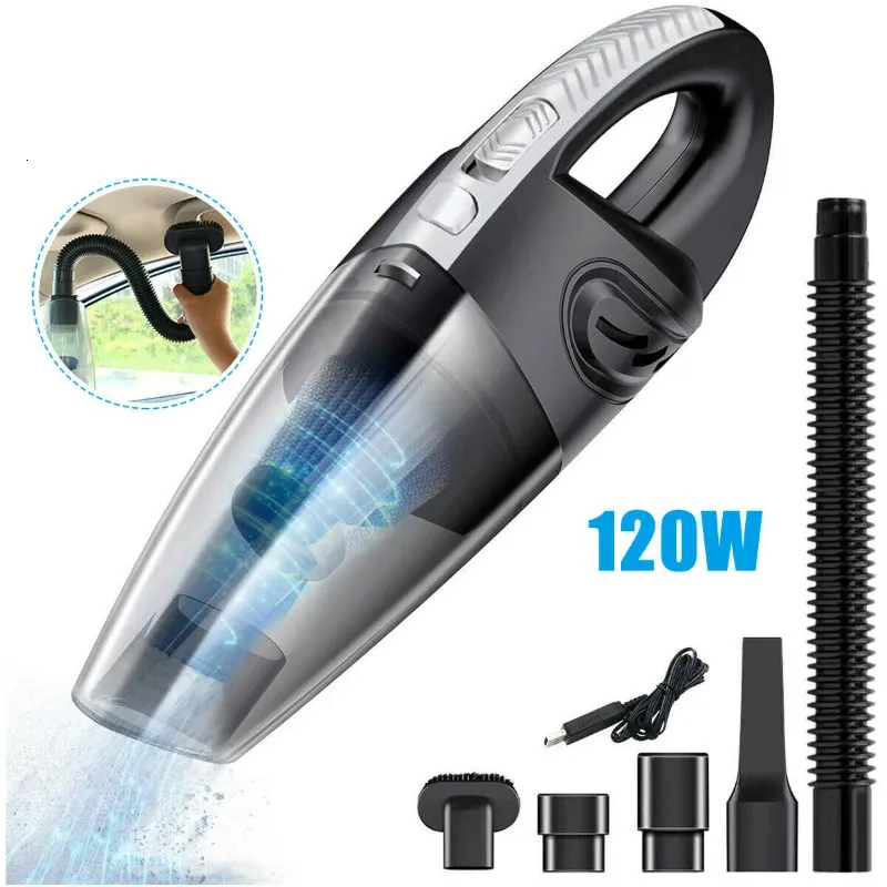 Sweepers Accessories Wireless Car Vacuum Cleaner Handheld Home and Dual Purpose Wired Cigarette Lighter Power Cord 231113