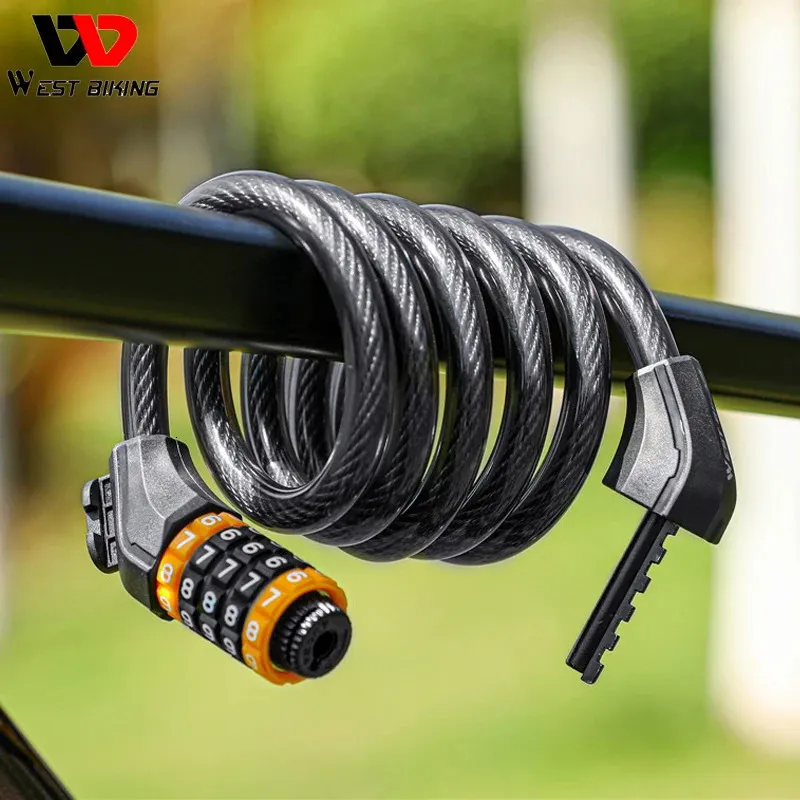 Heavy-Duty Bike Cable Lock - Anti-Theft Bicycle Lock with Secure ...