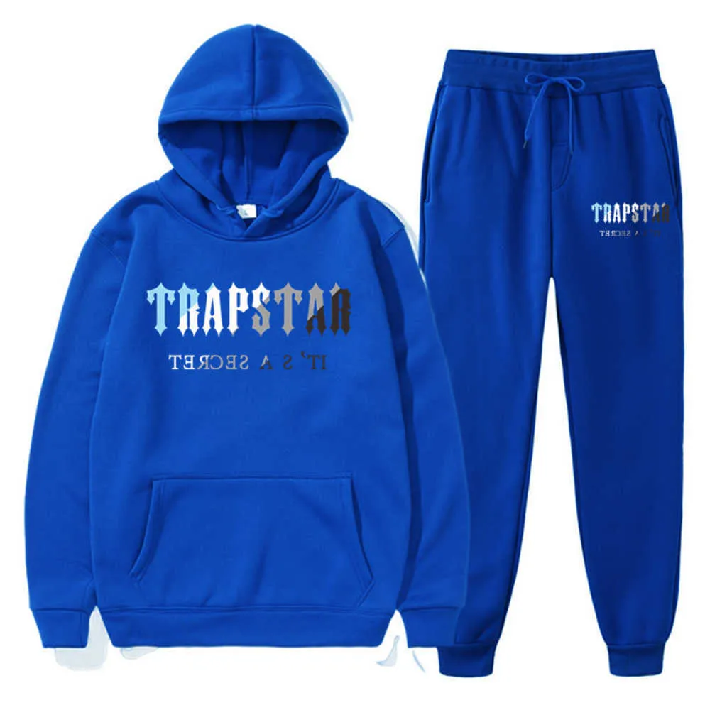 Herren Trainingsanzüge Casual TRAPSTAR Sets Trainingsanzug Herbst Winter Mode Herren Hoodie und Jogginghose Zweiteilige Sportbekleidung Herren Klassisches Design 63ess