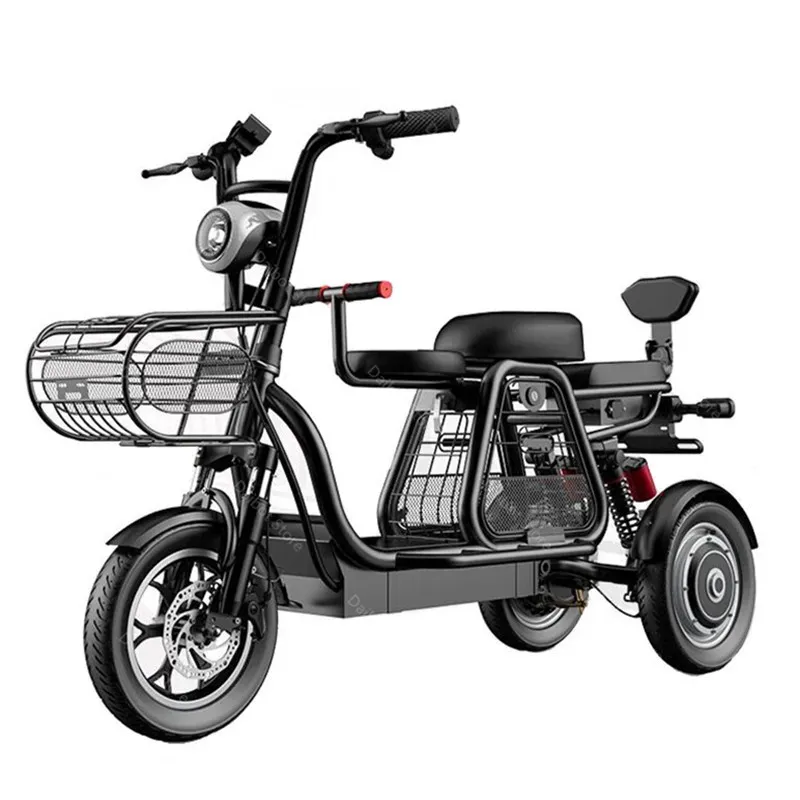 Electric bike with store seat for adults