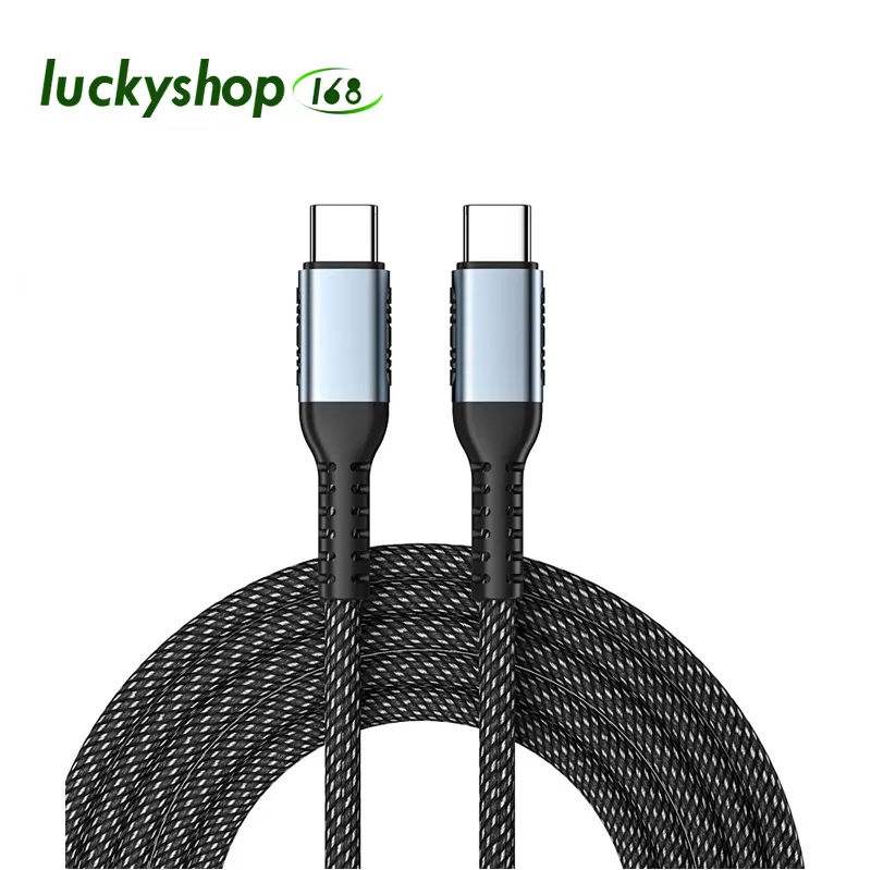 New Super-Fast PD USB C to C type C Cable 100W 5A QC3.0 Quick Charge Charging Data cords For Samsung Xiaomi Macbook Pro