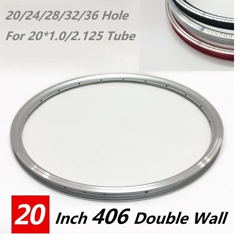 Folding Double Layer Wall 20 Inch Bike Rims 20 Inch Aluminum Alloy Rims