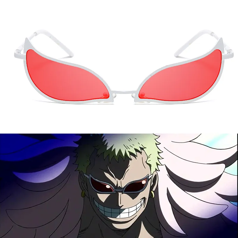 Óculos de sol Fios Keithion Donquixote Doflamingo Glasses Anime Halloween  Cosplay 230414