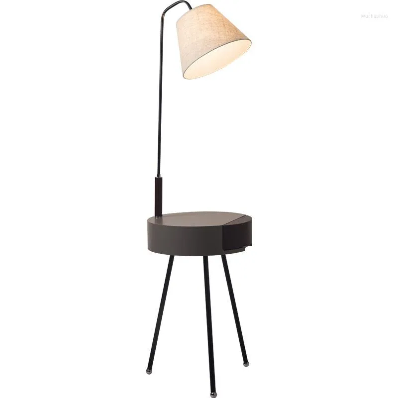 Lampadaires debout table de chevet salon canapé étagère à café USB charge avec tiroir lampe intégrée