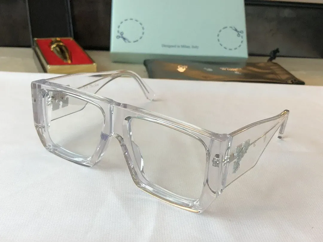 Solglasögon 204 nglasses offs White Top High Quality Brand Designer för män Kvinnor Ny Selling World Famous Sun Glasses UV400 med Box OW40018U S HITE OMEN ORLD