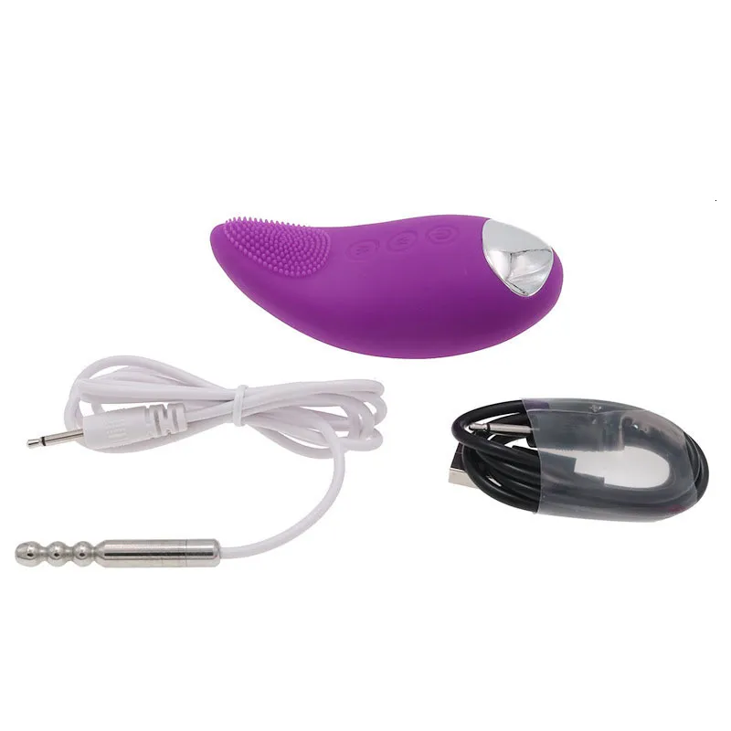 Vibrateur Urétral En Acier Inoxydable Avec 10 Modes De Vibration_voghion.com