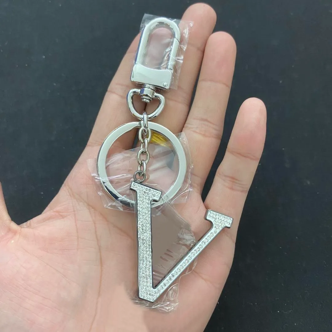 Diamante letter keyring best sale