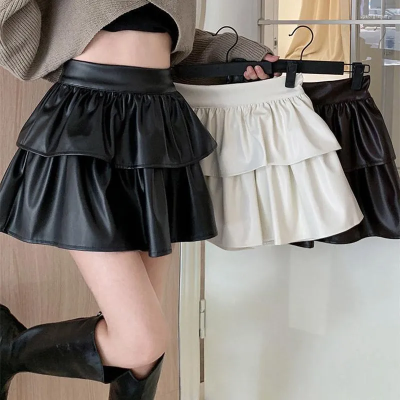 Puffy pleated skirt cheap