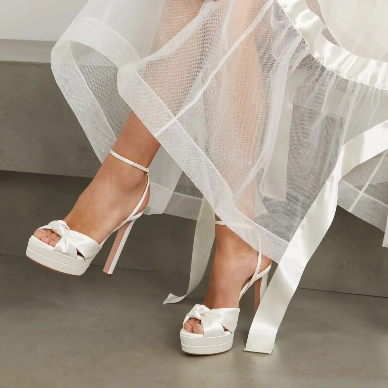 Aquazzura top bridal shoes