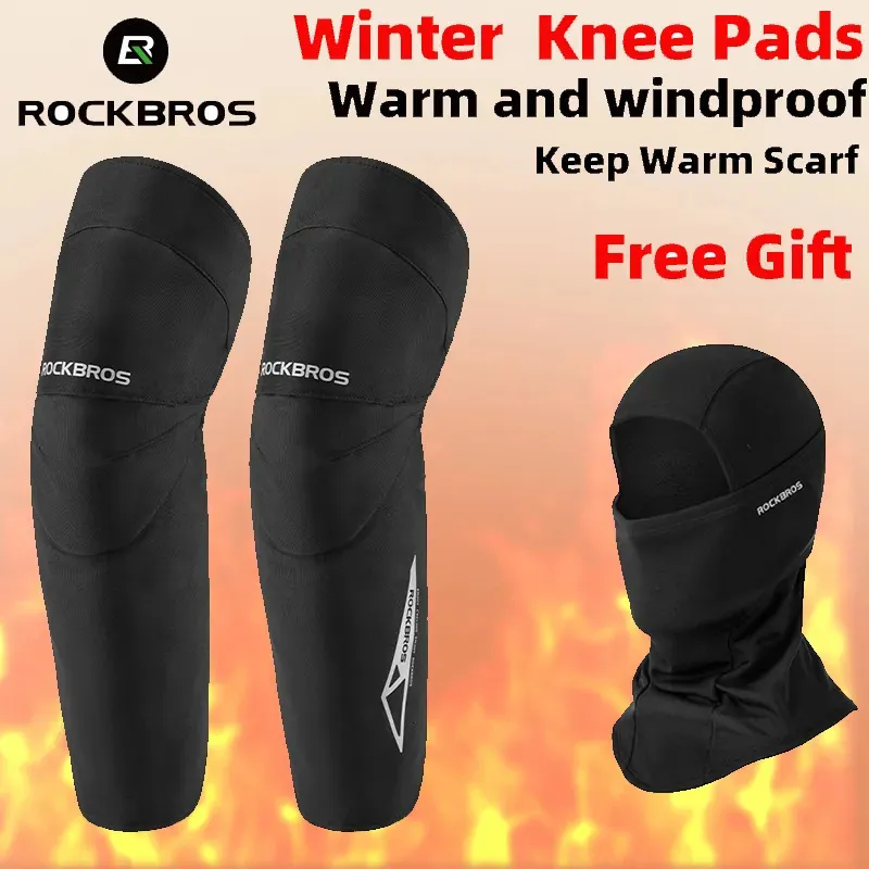 Kolanowe łokieć Rockbros Zimowy motocykl trzymaj ciepły szalik przeciwbólowy zabezpieczenie kolan Knight Protective Gear Mask 231113