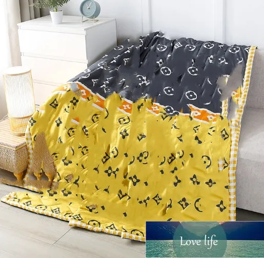 All-match Cotton Quilt Summer Air Conditioning Duvet Summer Blanket Washed Cotton Washable Quilting Printing Gift Summer Quilt Direct Sales