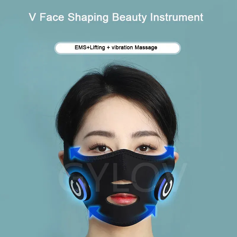 Yüz Bakım Cihazları Yüz kaldırma Cihaz Masaj Maskesi Bandaj Mikro Akım Cilt Sıkma Kaldırma Spa Yüz EMS Bakım Güzellik Enstrümanı 231113