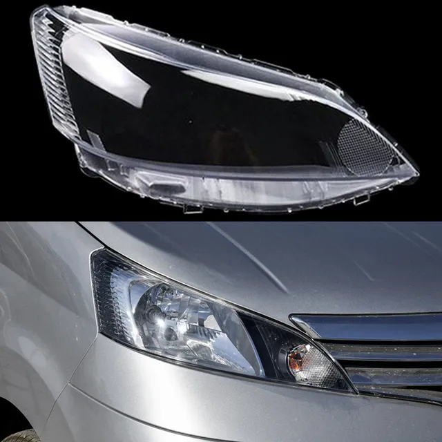 Auto Case Headlamp Caps For Nissan NV200 2010~2018 Front Headlight Lens Cover Lampshade Lampcover Head Lamp Light Glass Shell