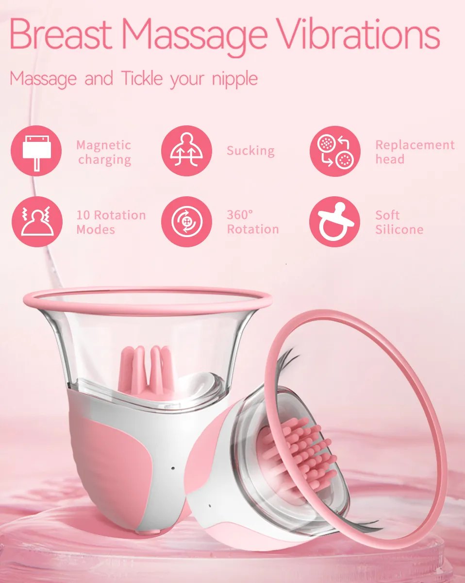 Stimulateur De Seins à Ventouse - Silicone Souple Rose - California Exotic Novelties