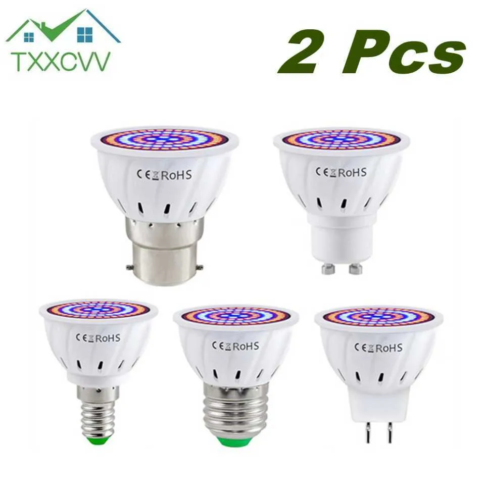 Grow Lights Phyto Led B22 Hydroponic Growth Light E27 Led Grow Bulb MR16 Full Spectrum 220V UV Lamp Plant E14 Flower Seedling Fitolamp P230413