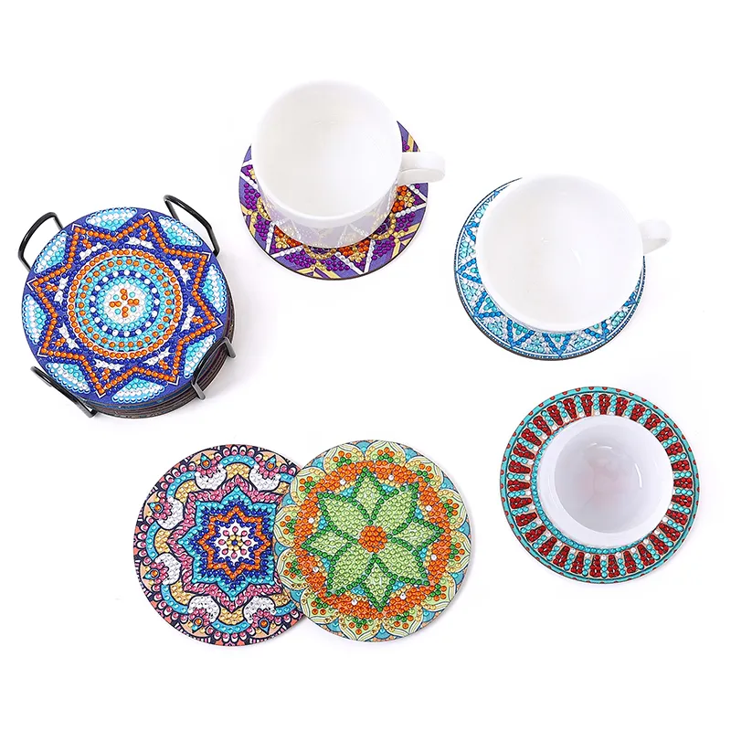 Carpet Sticky Pads Diamond Art Coasters With Holder Diy Mandala Pattern  Strong Adhesion Painting Kits Table Placemat Cup Mat Pad 230413 From  Kang09, $15.55