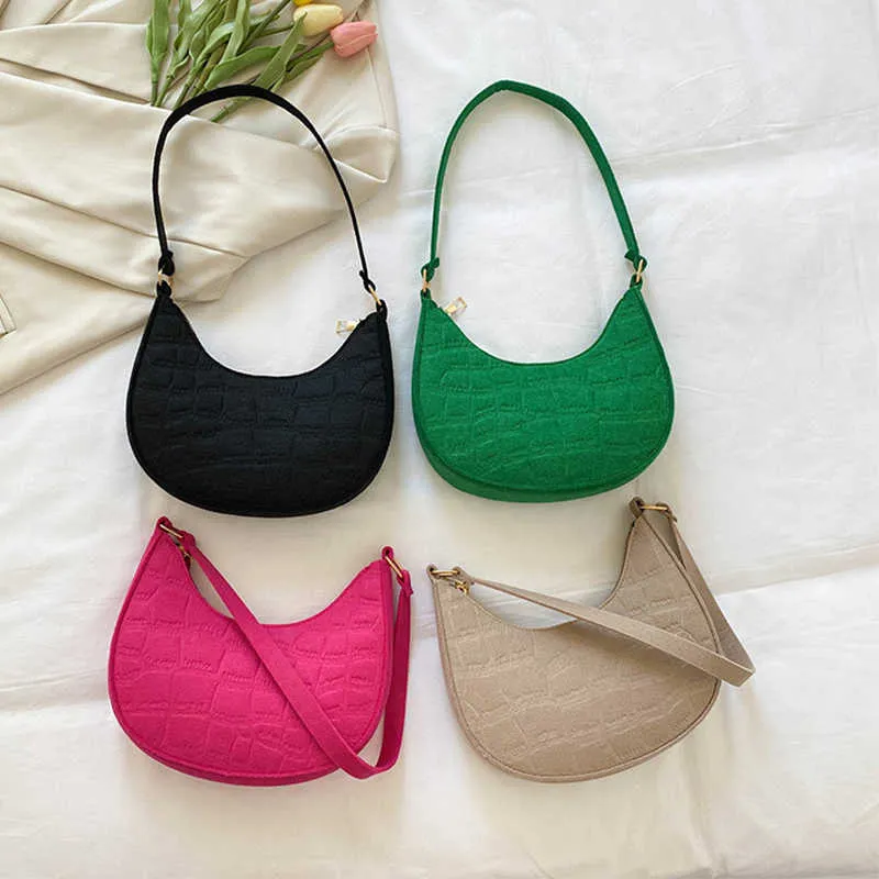 Сумки для покупок мода женская сумочка с твердым цветом. Повседневная мини -сумка для подмышки женская зеленая цепная мешка для плеча дамская кожаная сумка