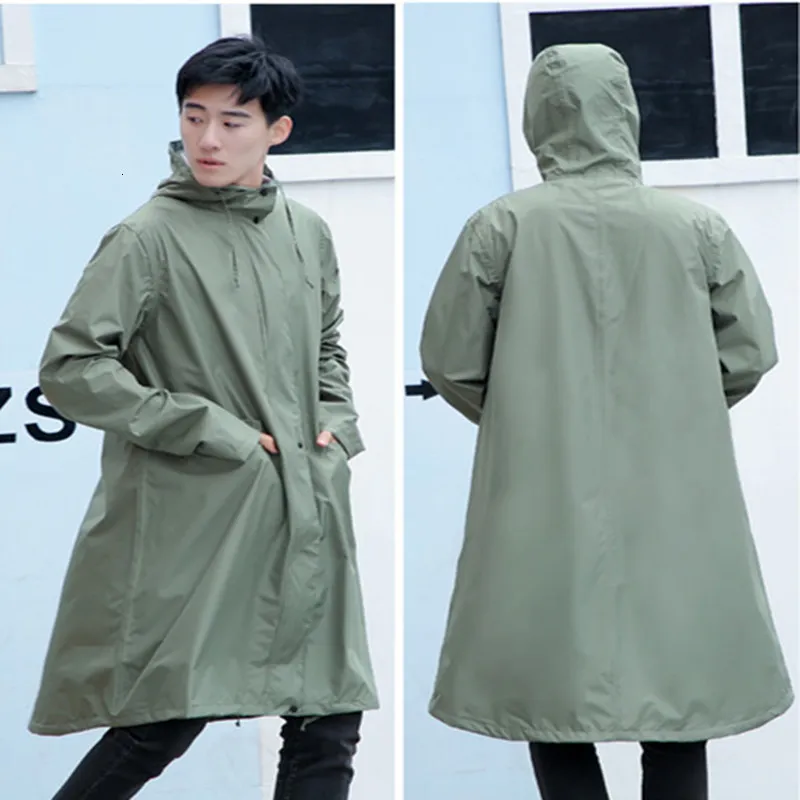 Imperméables imperméable à capuche hommes vêtements de pluie respirant Portable hydrofuge randonnée en plein air pêche pluie Poncho manteau veste grande taille 230414