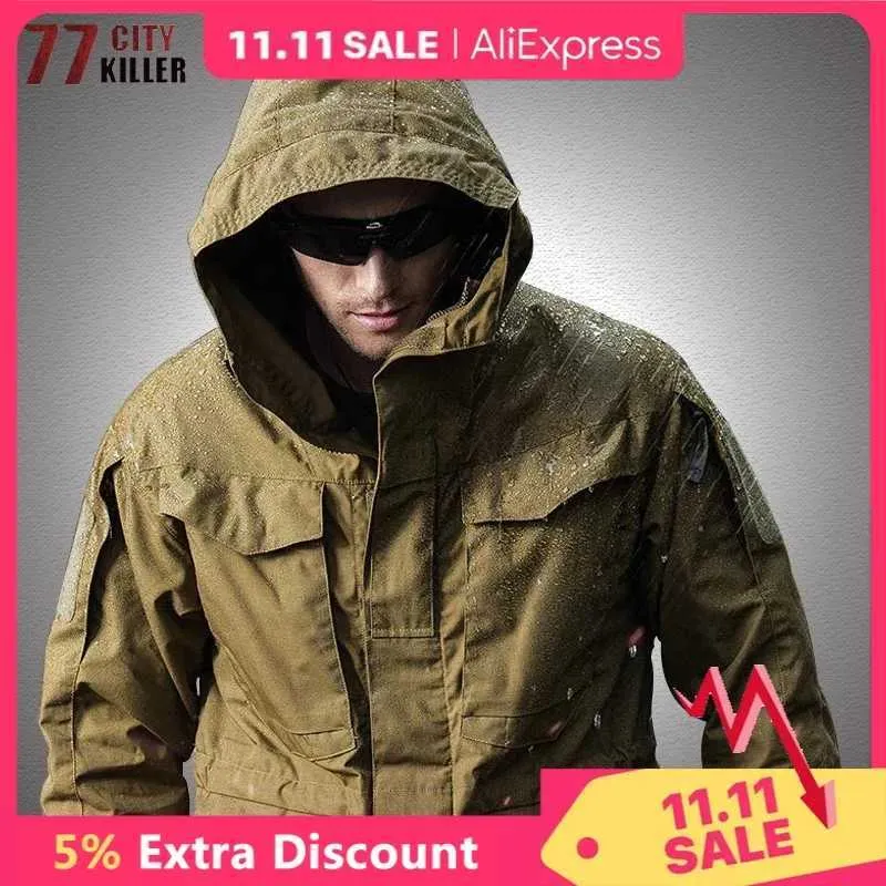 M65 Military Tactical Jackets Men Waterproof Windbreaker Jacket