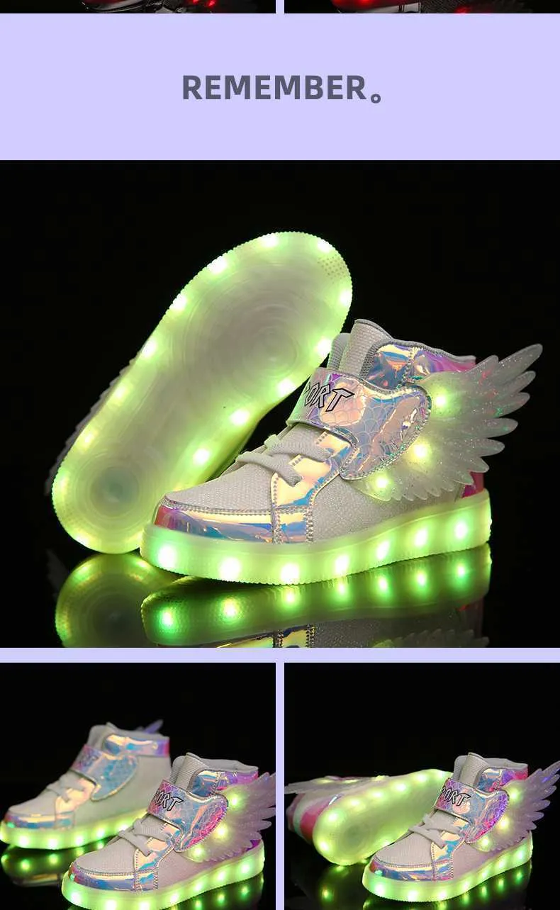 Materialisme Decoratief Begeleiden Sneakers Wings Shoes For Kid Summer Girls Fashion Casual Young Children  Footwear Designer Brand Boot Boys Light Led Sport Sneakers 230413 Van 34,1  € | DHgate