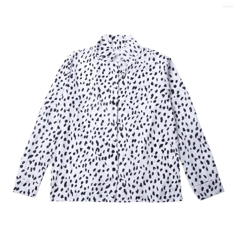 Blouses feminina Moda Mulheres Manga Longa Blusa de Leopardo V Camisa de pescoço Senhoras da festa Top Dames Streetwear Blusas femininas elegante plus