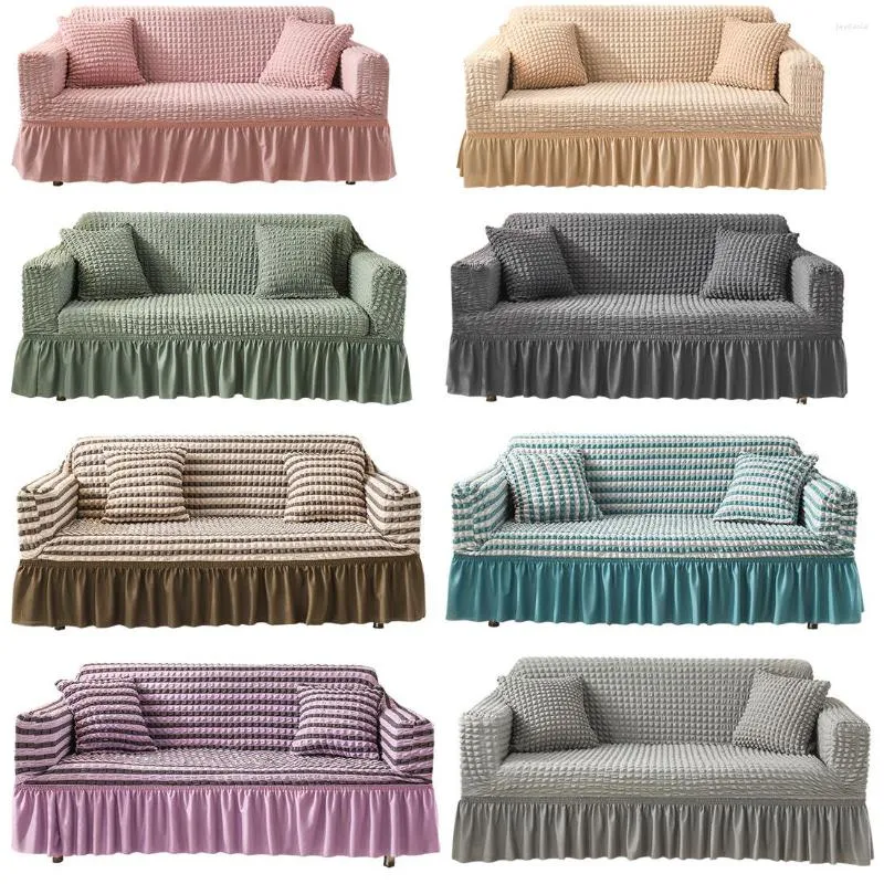 Pokrywa krzesełka 2023 Spring Light Luksusowa sofa tkanina Cover All-Inclusive Inclusive Inclusive Seerscker spódnica