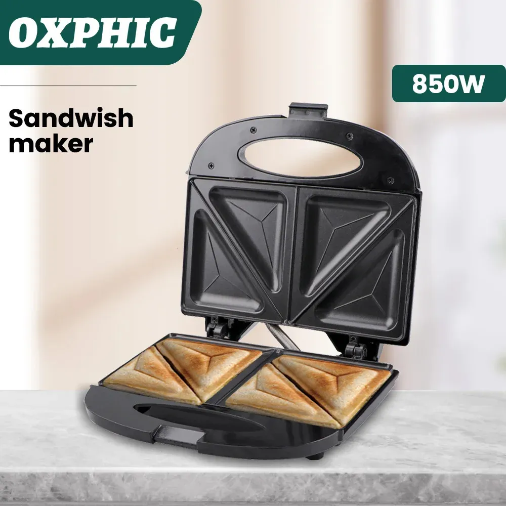 أدوات المطبخ الأخرى Oxphic 850W صانع الرمال الكهربائية Toster Toster Toaster لآلة الإفطار الخبز المحمص جهاز المنزل 231113