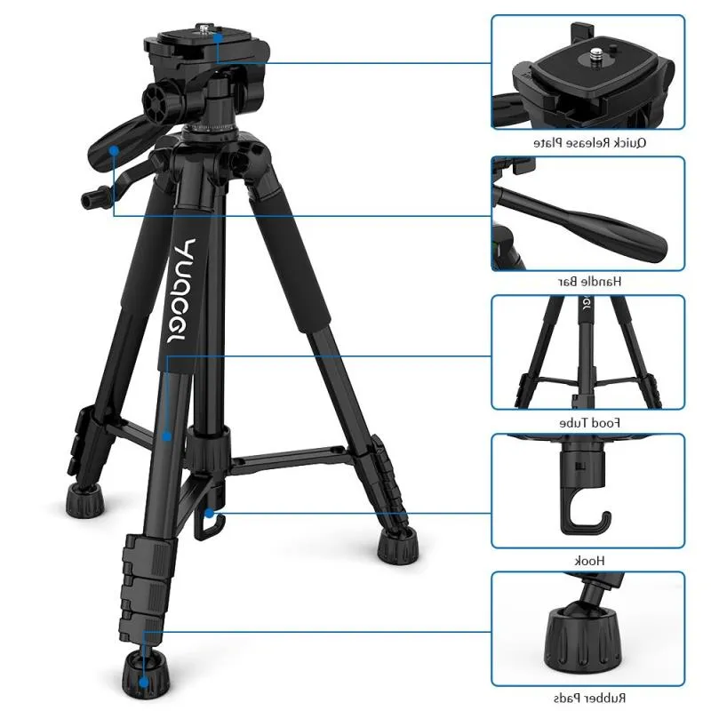 ZOMEI M5 カメラ三脚 軽量 旅行アルミニウム三脚 一脚