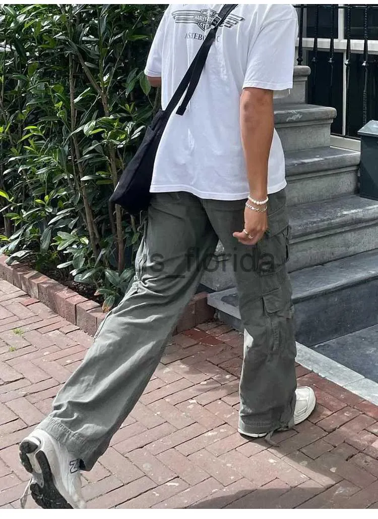 Men s Pants Cargo Pants Men New Trendy Black Baggy Fit Long Pantalones Tipo Cargo Homme Y2K Fashion Comfy Loose Casual Trousers Streetwear J231111