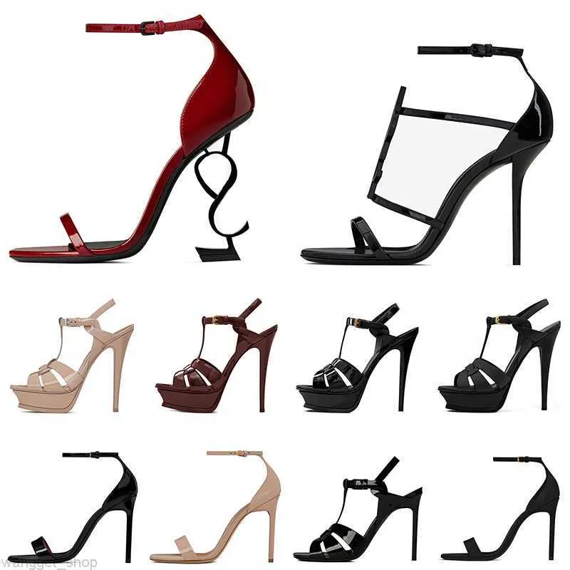 women luxury dress shoes designer high heels sandals opyum pumps stiletto heel leather open toes Party Wedding Dance sneakers good