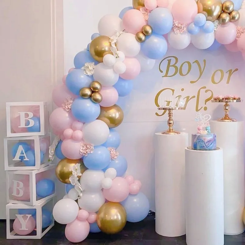 Party Decoration Baby Shower Decorations Macaron White Pink Blue Gold  Balloon Welcome Arch Kit Wedding Birthday Boy Or Girl Gender Reveal 230414  From Nan0010, $11.05