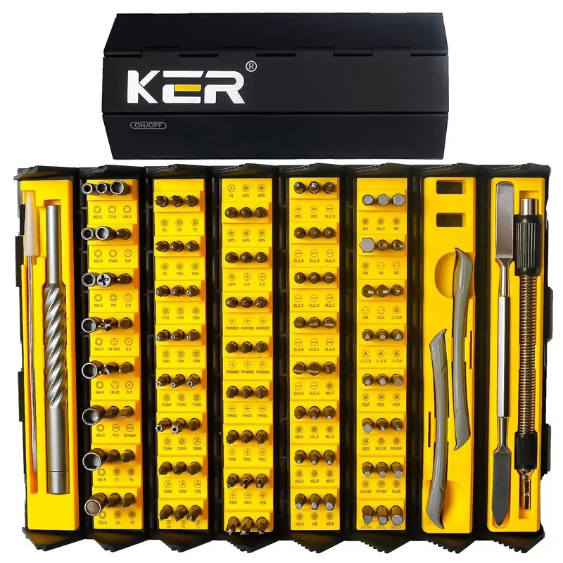 Other Hand Tools 128 in 1 Precision Screwdriver Set with Magnetic Driver Kit Torx Hex Multifunction Bit Cell Phone PC Repair Tool 231113