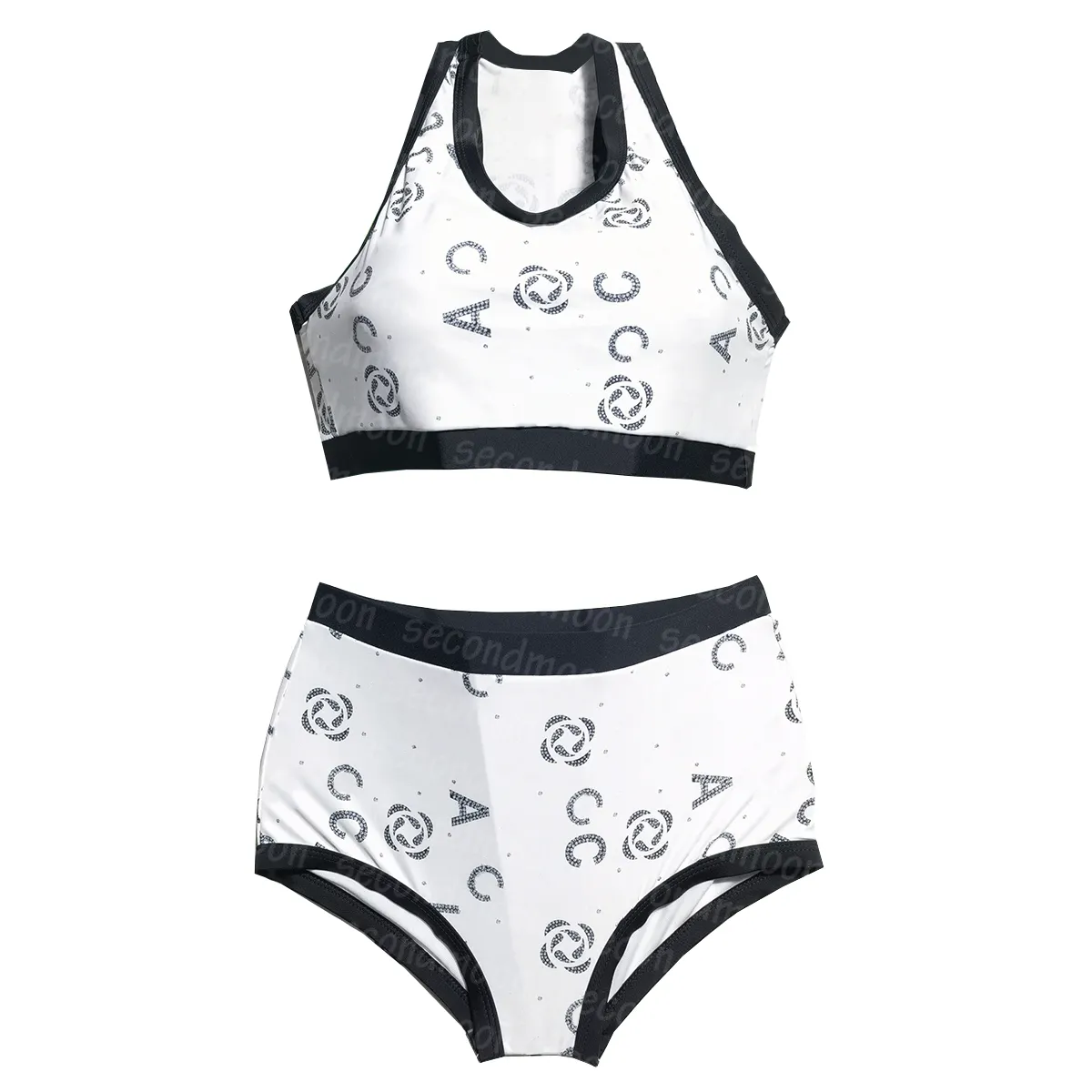 High Waist Swimwear Womens Designer Bathing Suit Two Piece Swimsuit Summer Quick Dry Beachwear