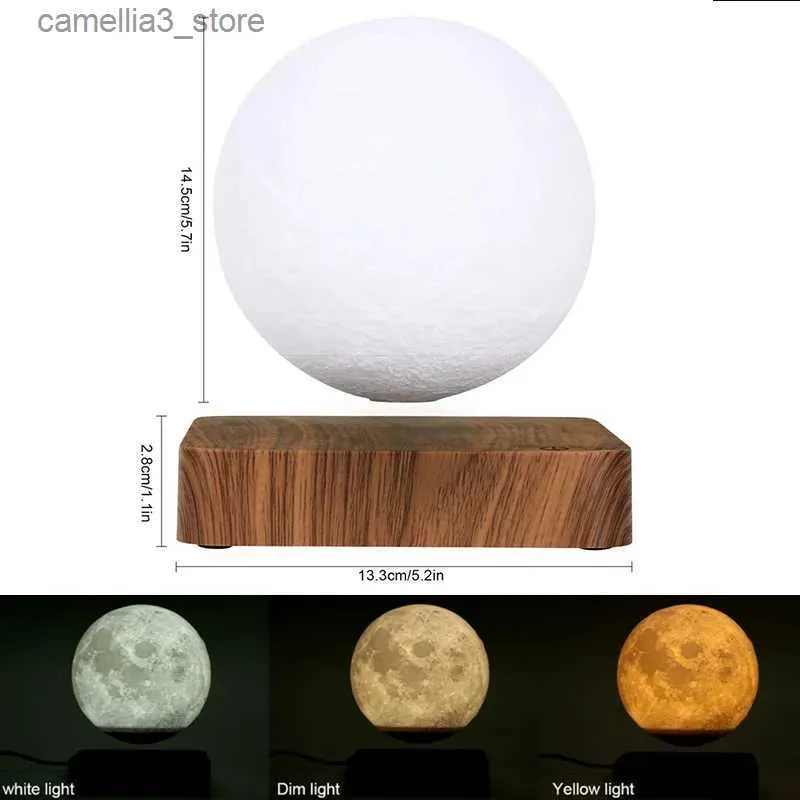 Lampe Lunaire 13,5 cm 3D à Lévitation Magnétique – Mon Enseigne Lumineuse