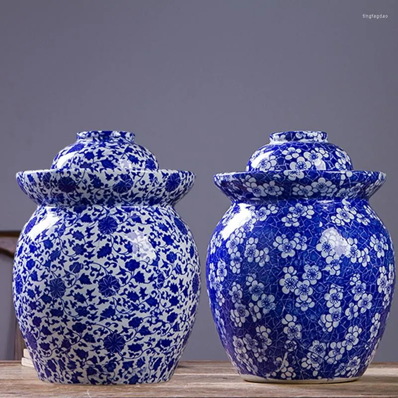 Butelki do przechowywania ceramiczne marynatkę Jar gospodarstwo domowe jingdezhen zagęszczone gliniane zapalone marynat