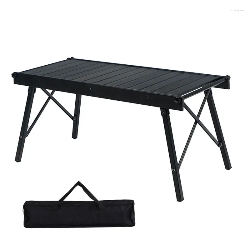 Camp Furniture Igt Table Camping Folding avtagbar bärbar BBQ -grill för ryggsäck med utomhuspicknick