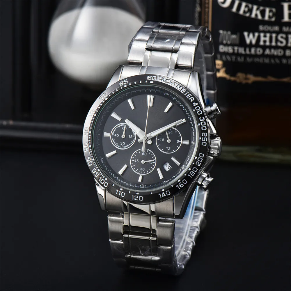 Wysokiej jakości najlepsza marka Graxx Seixx zegarek zegarek ze stali nierdzewnej Luminous podwójna strefa czasowa wielofunkcyjna chronograf ruch Mantre Montre Montre