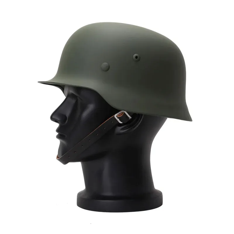 Taktische Helme Hochwertiger Deutscher M35-Helm Stahl Schwarz Grün Grau Airsoft Military Special Force Sicherheitsausrüstung 231113