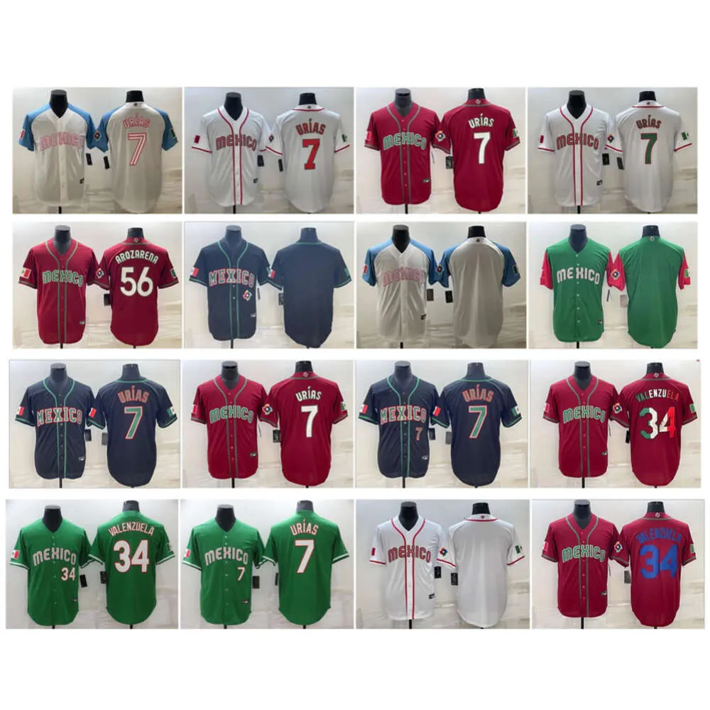 SL Julio Urias 2023 Equipo México WBC Jersey Clásico Mundial De Béisbol