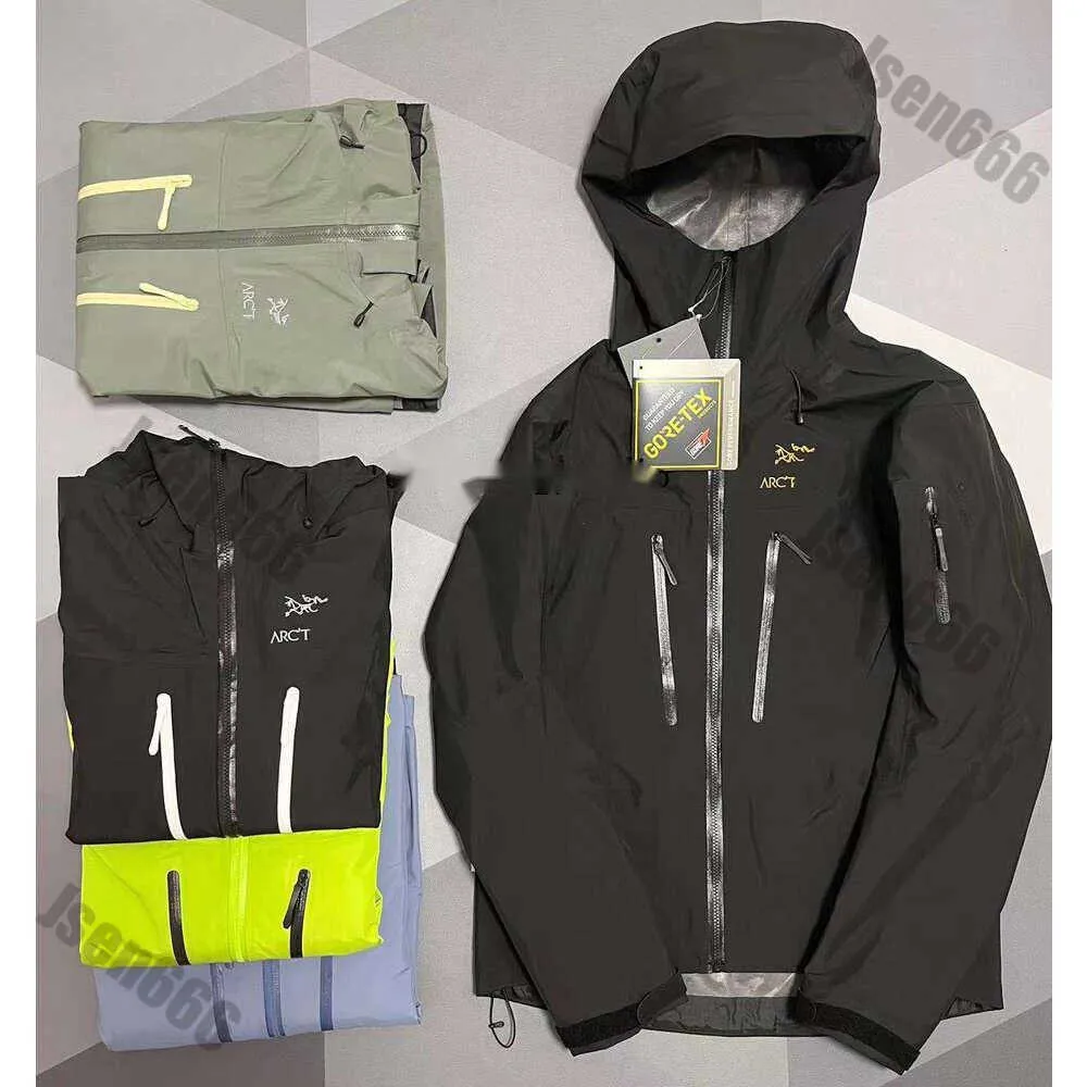 Arc Designer Jaqueta Mens Windbreak À Prova D 'Água Puffer Jaquetas Arcterxy Plus Size Leve Softshell Raincoat Puffer Com Capuz Ao Ar Livre Caminhadas Roupas 4KJL