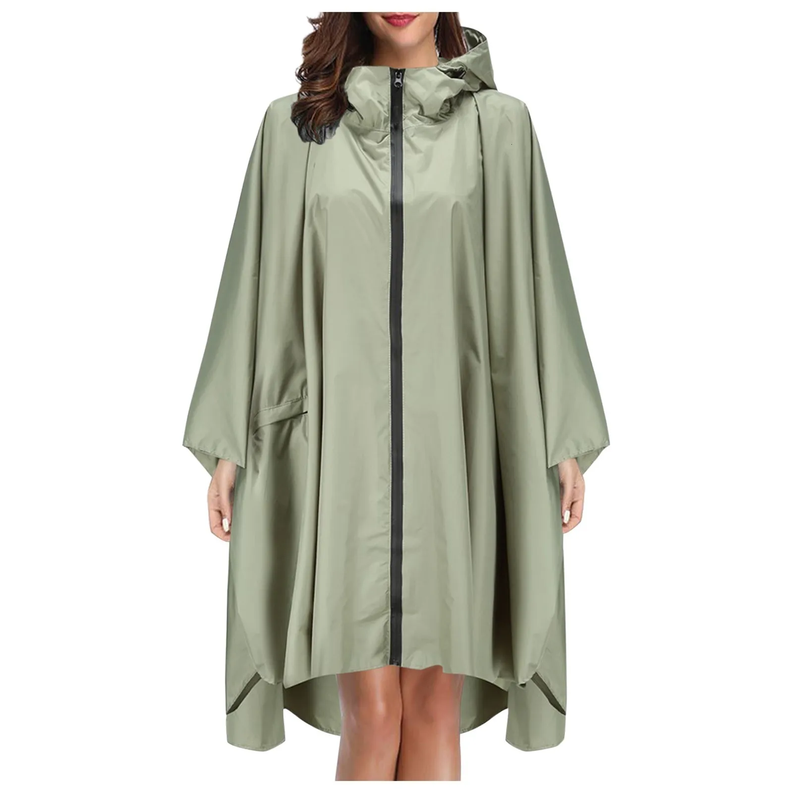 Poncho De Pluie Unisexe - Imperméable 5000mm, Léger 290g - Randonnée Camping