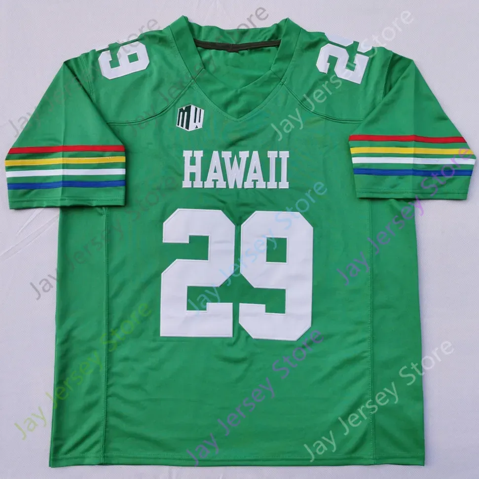 Hawaii Football Jersey NCAA College Cole McDonald Brayden Schager Joey Yellen Dedrick Parson Jonah Panoke Walthall James Phillips Lee Virdel Edwards II Pavihi